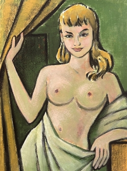 Ludwig Schäfer-Grohe, Female Nude painting