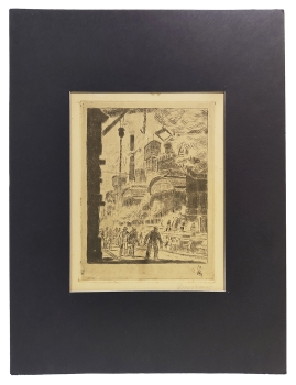 Blast Furnaces, Etching Print
