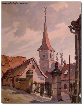 Kurt Mayer-Pfalz (1911-after 2002), The St. Mary Magdalene Church in Tennenlohe