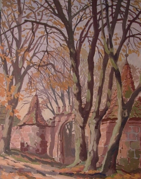 Kurt Mayer-Pfalz, Dorfmauer