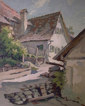 Kurt Mayer-Pfalz, Dorf in Franken