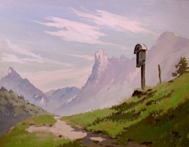 Kurt Mayer-Pfalz, Gebirgslandschaft