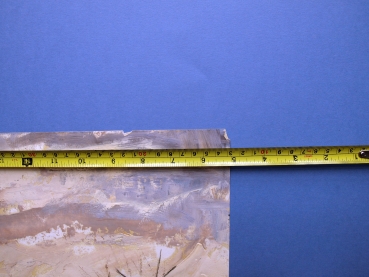 Landschaft mit Booten und Häusern, sign. Troffac