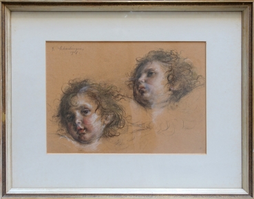 Gabriel Schachinger, Zwei Kinderköpfe