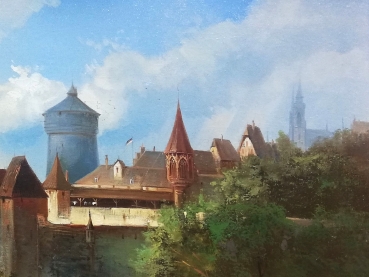 Albert Schwendy, Blick auf die Nürnberger Burg