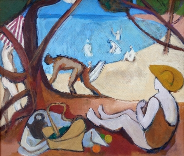 Eitel Klein, On the beach of Portinatx