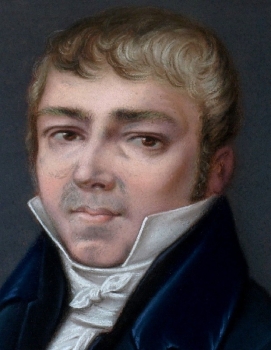 Stevens, Agapit (1849-1917), Portrait: Joseph Chochart de la Chochardiere, Pastell