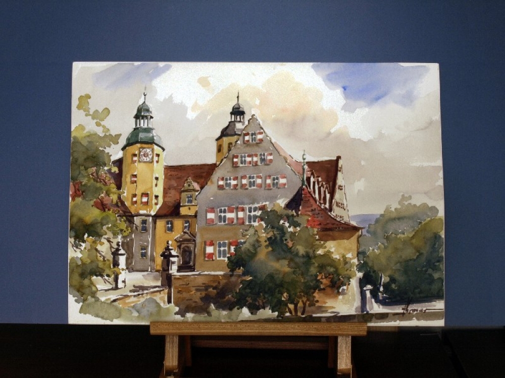 Adolf Kroner, Hersbruck Schloss - "Zauberhaftes Franken"