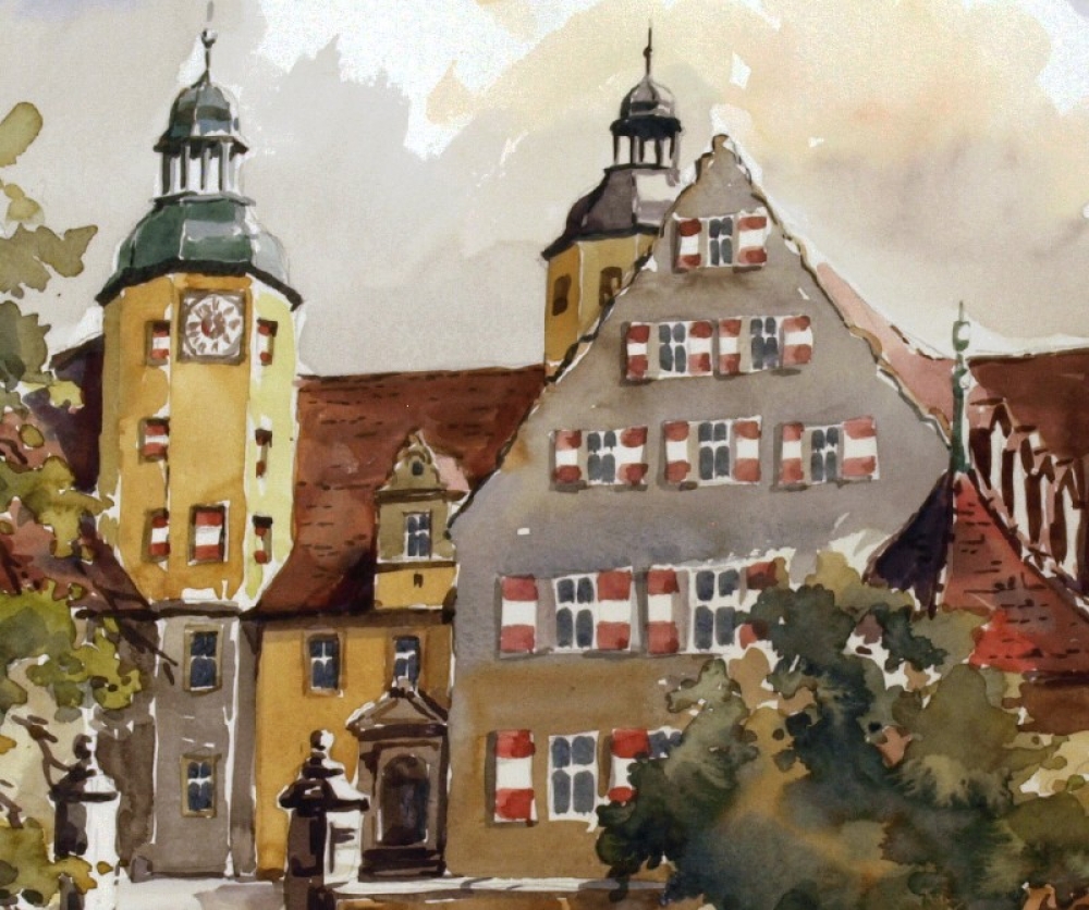 Adolf Kroner, Hersbruck Schloss - "Zauberhaftes Franken"