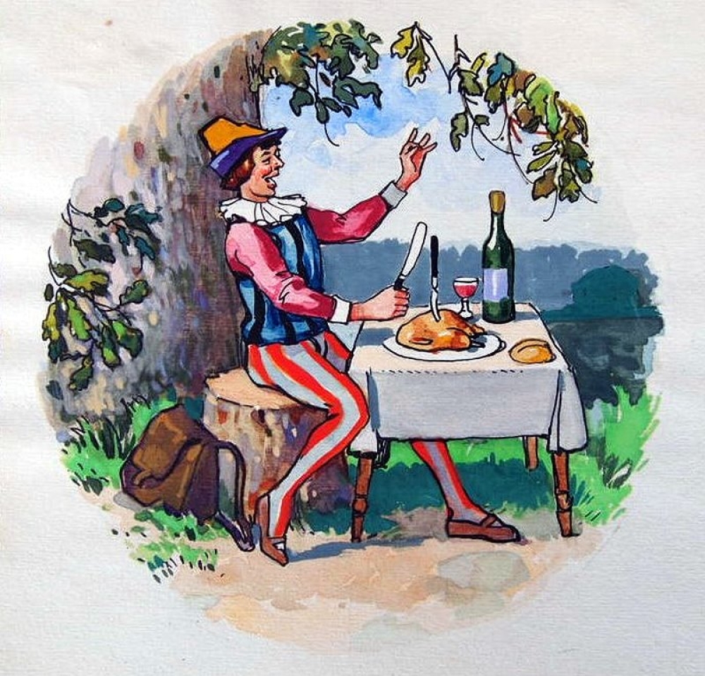 Jacob Durst (1875-1951), Frohe Mahlzeit, Exlibris