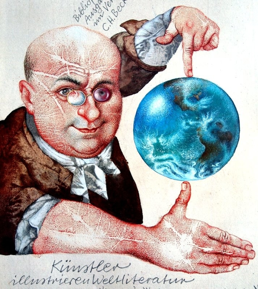 Michael Mathias, Künstler illustrieren Weltliteratur