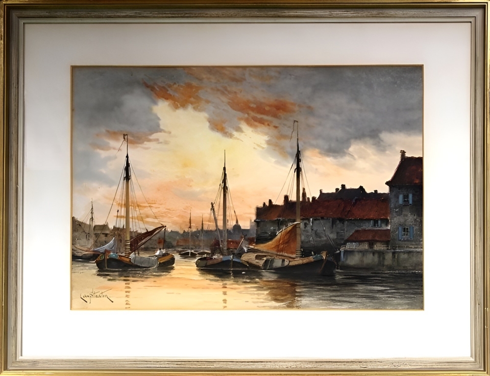Hermanus Koekkoek der Jüngere, Kanal in Rotterdam