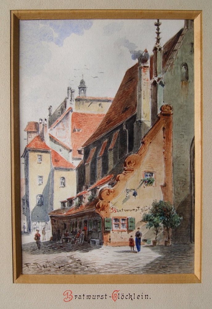 Friedrich Georg Trost, Neun Nürnberger Stadtansichten