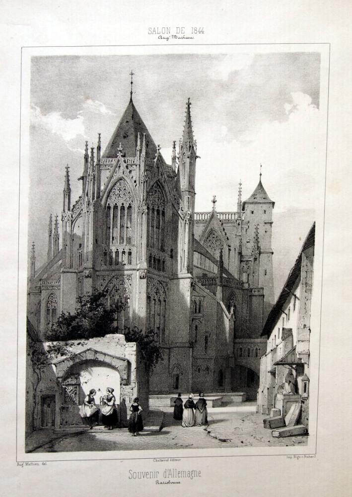 August Mathieu (um 1844), Ratisbonne