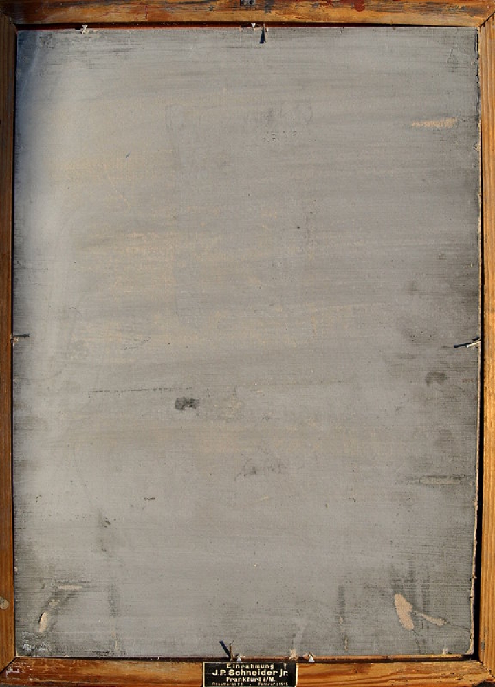 Heinrich Heidner (zugeschrieben), "Biotop" Frauenporträt in einer Naturlandschaft