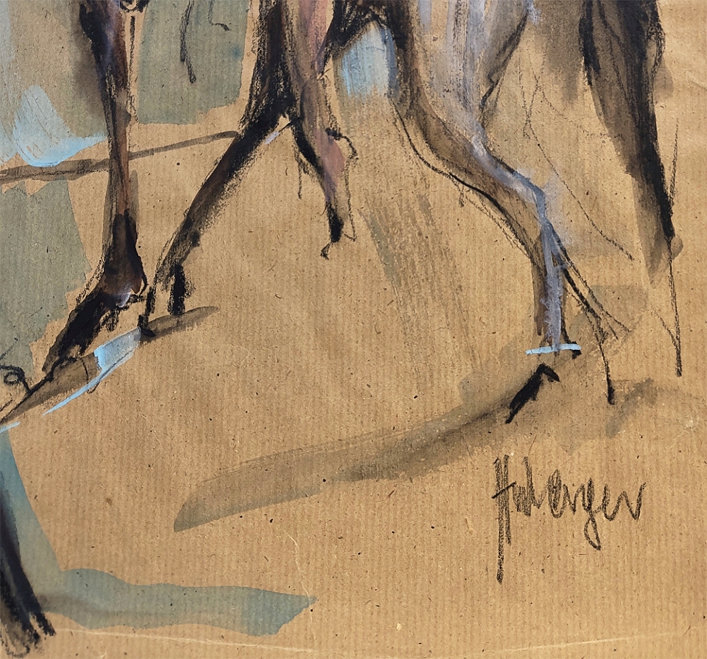 Tugomir Huberger, Rider on Horse