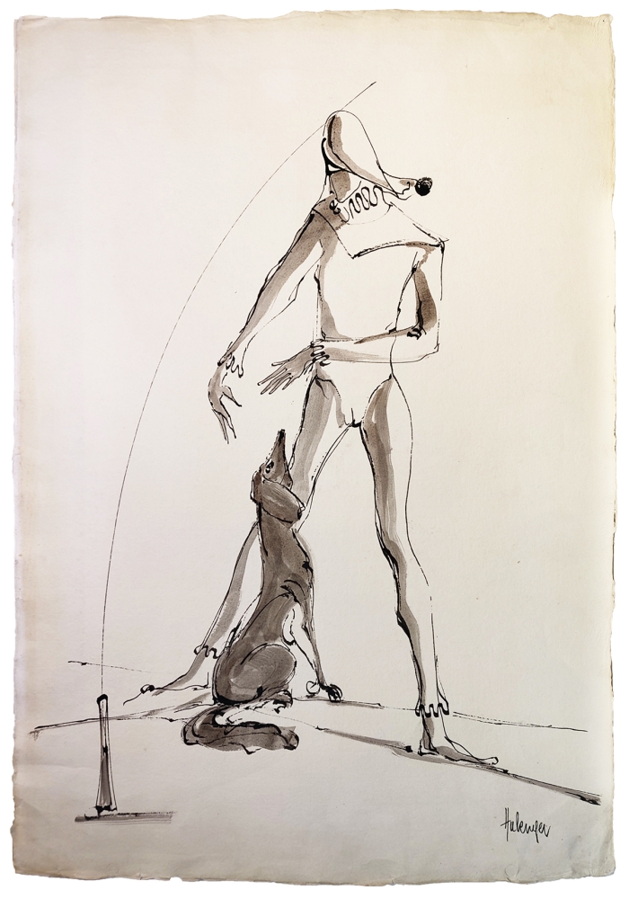 Tugomir Huberger, Harlequin with Dog