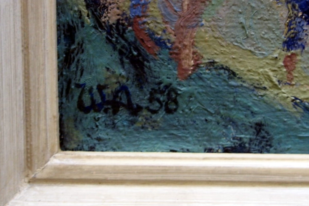 W. Augustin (20. Jh.), Stadtansicht im Vorgebirge