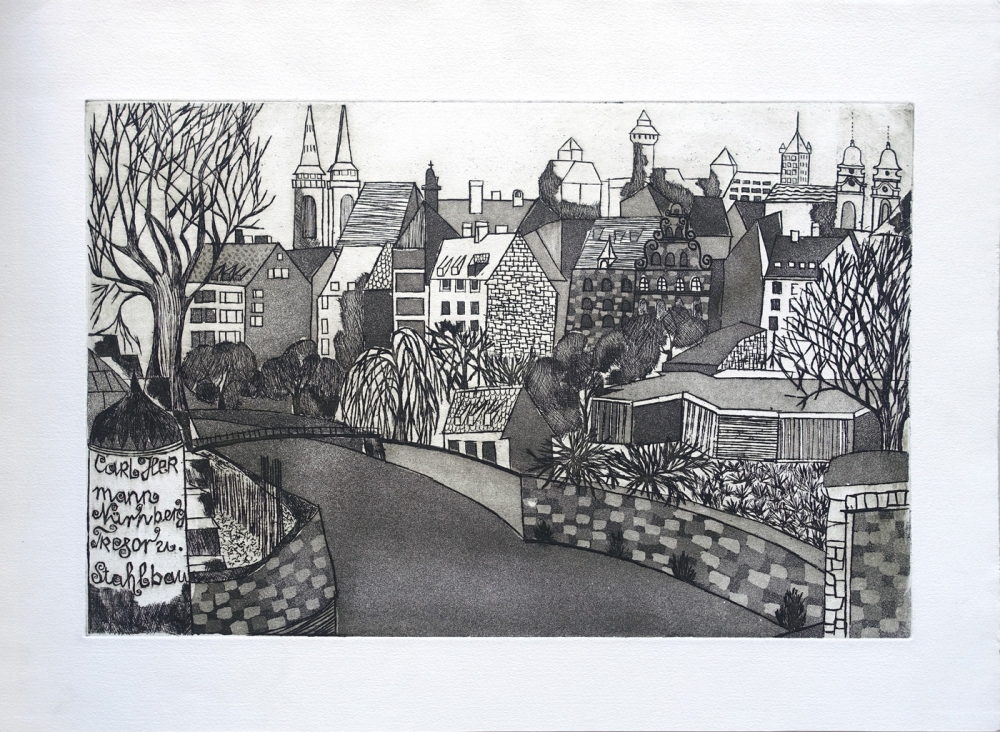 Brigitta Heyduck,  The Pegnitz River in Nuremberg