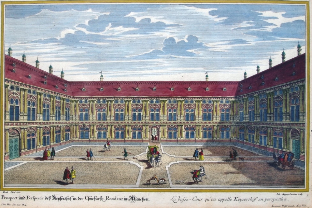 Jeremias Wolff/ Math. Disel, Churfüstliche Residenz zu München