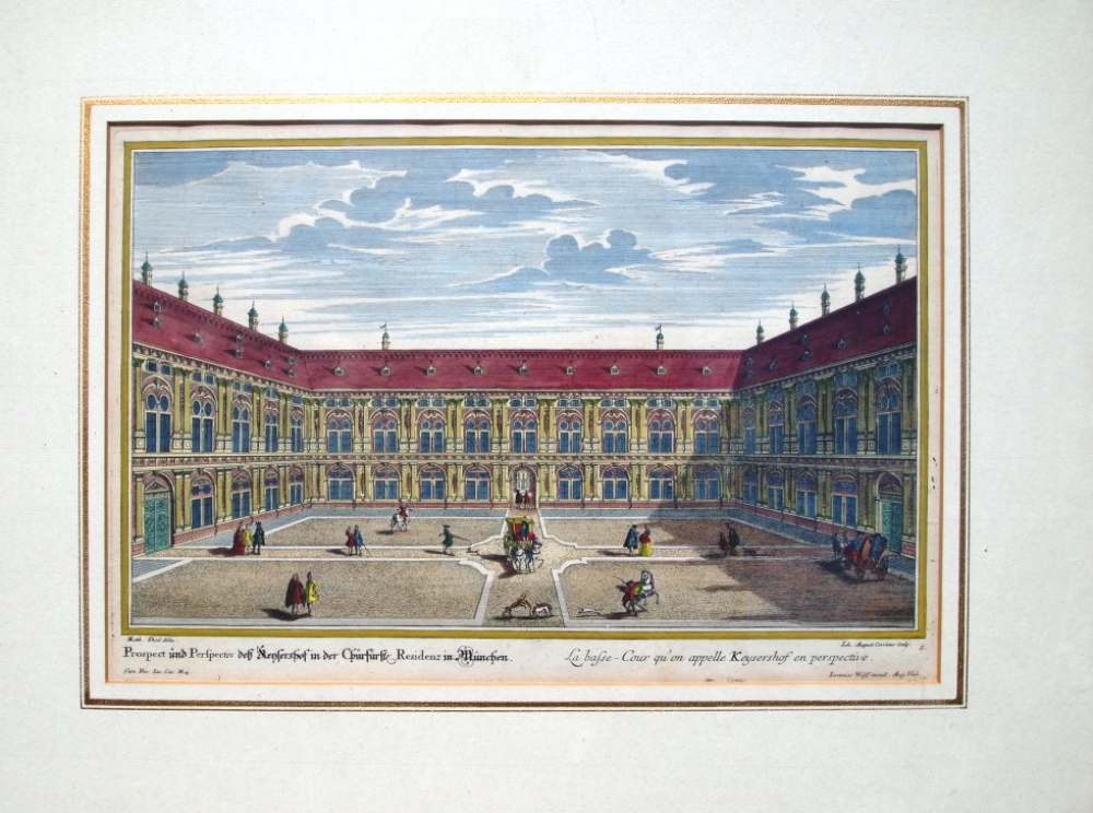 Jeremias Wolff/ Math. Disel, Churfüstliche Residenz zu München