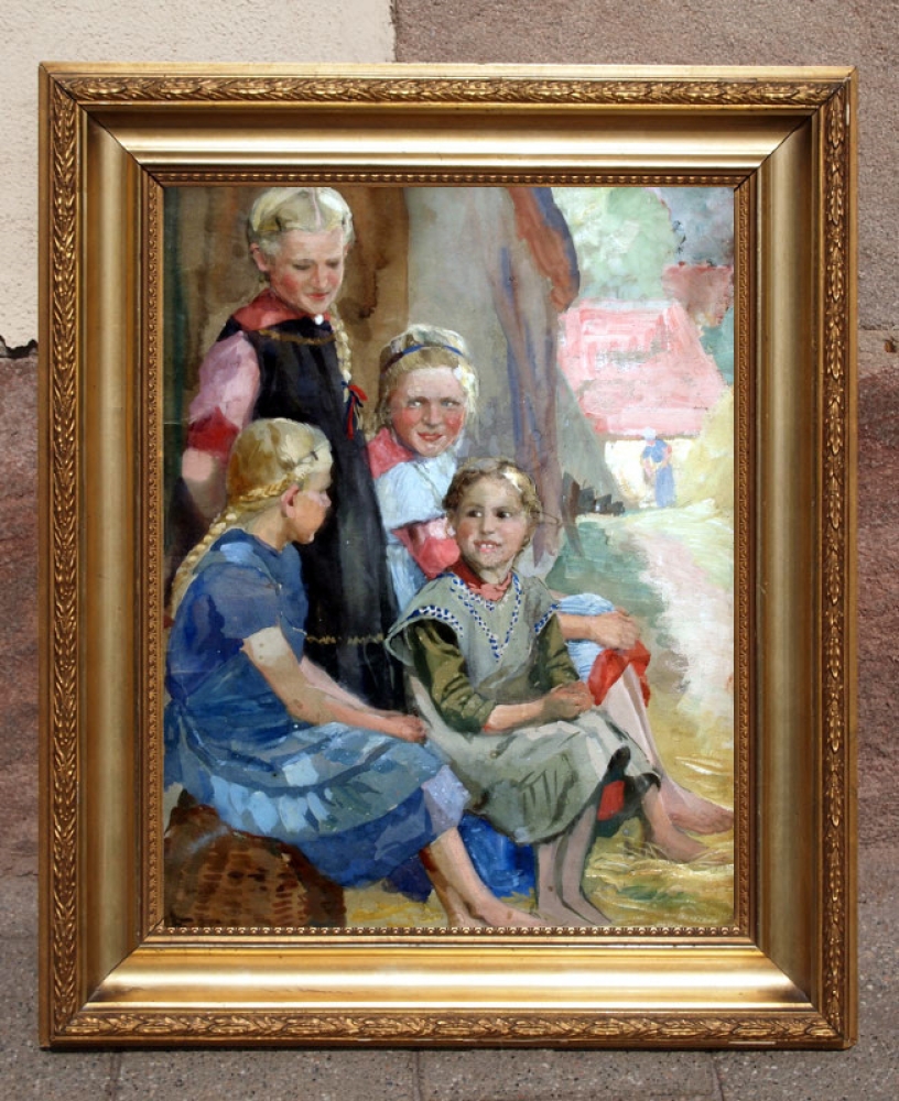 Friedrich Georg Trost (zugeschrieben), Mädchen
