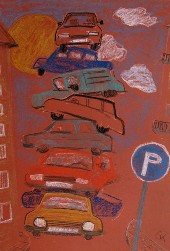 Gudrun Kunstmann, Parkende Autos