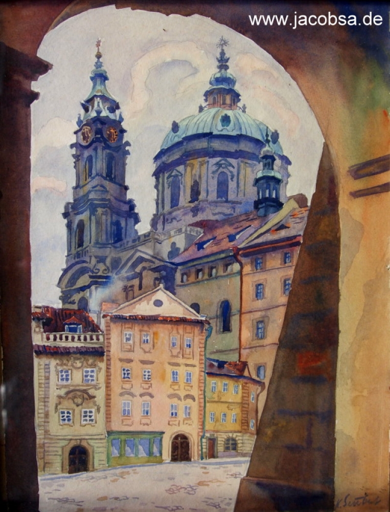 Karl Seubert, St. Nikolaus Kirche in Prag