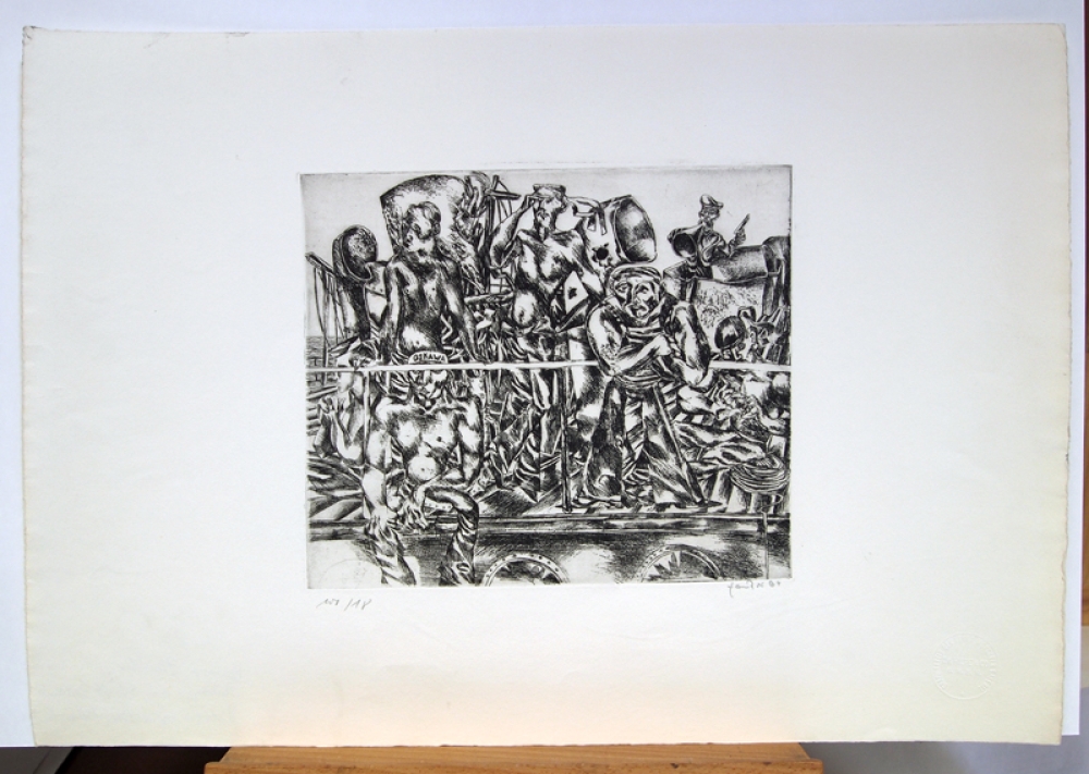 Heinz Zander, sailors from the ship Oskawa