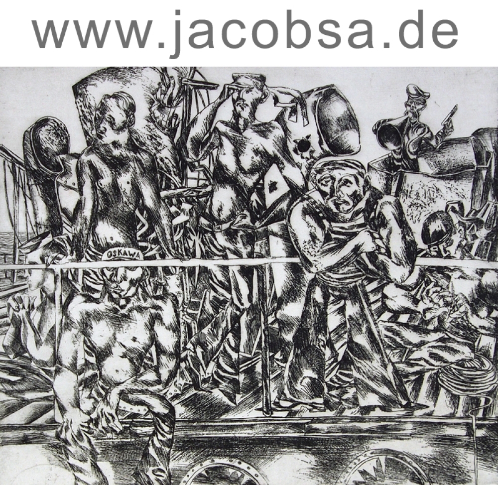 Heinz Zander, sailors from the ship Oskawa