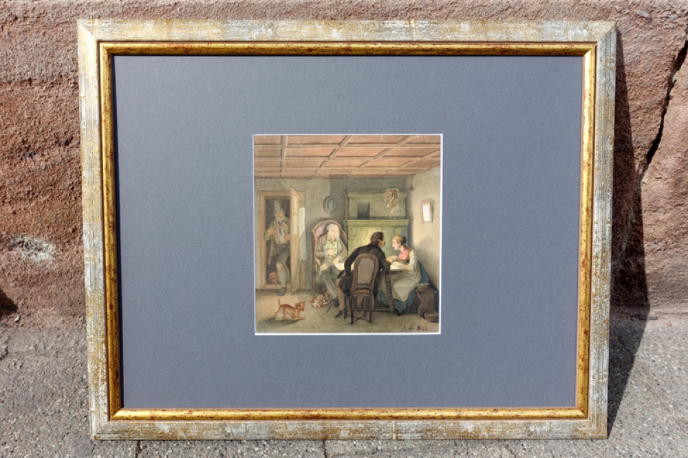 Ignaz Bergmann, in the room