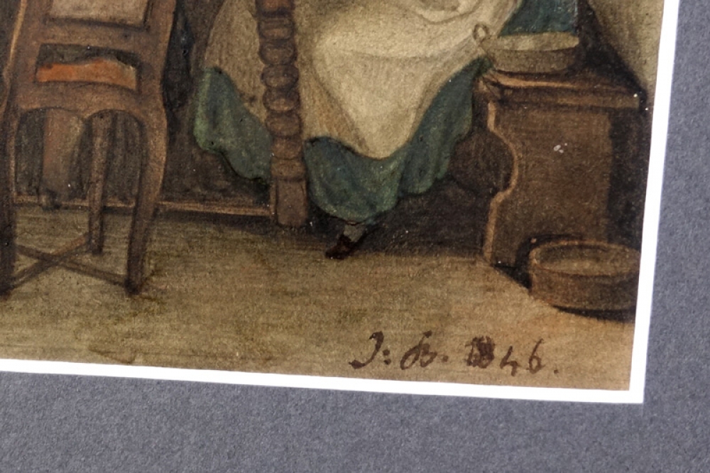 Ignaz Bergmann, in the room