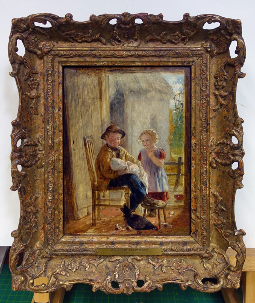 William Hemsley, children with newborn