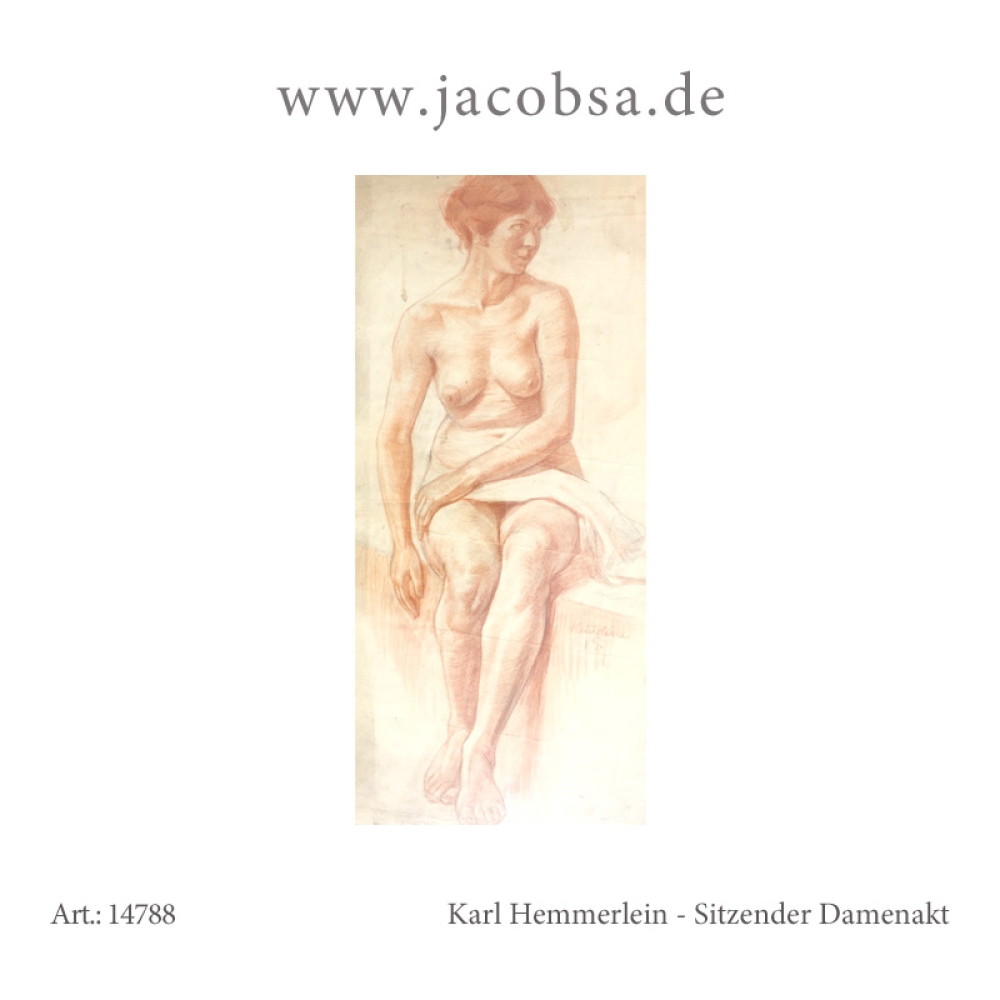 Karl Hemmerlein, Seated nude women