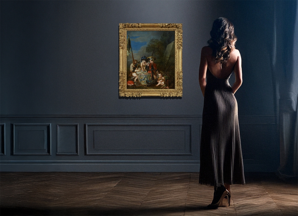 Johann Conrad Seekatz (zug.), Spielende Jungen