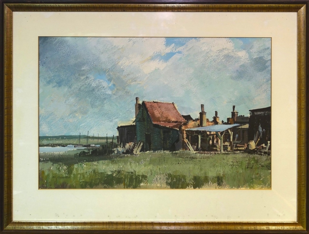Michael S. Coates, Old Sheds at Brancaster