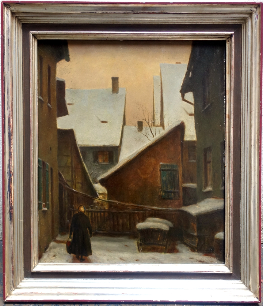 Georg Ort, Ansicht einer Nürnberger Gasse