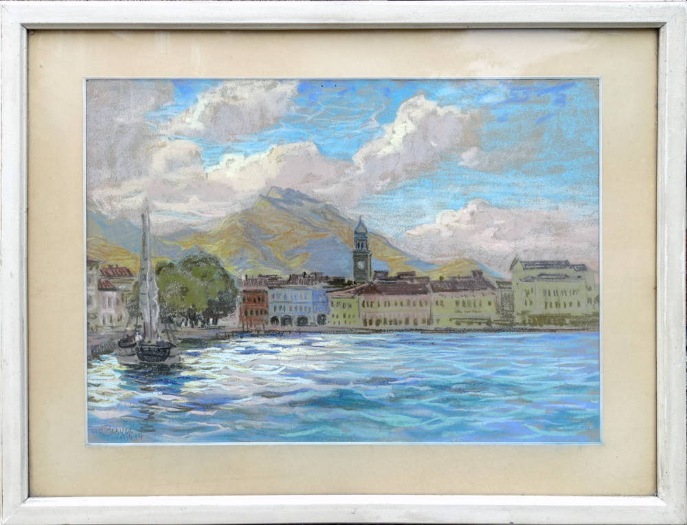 Ferdinand Brauer, Hafen am Luganer See