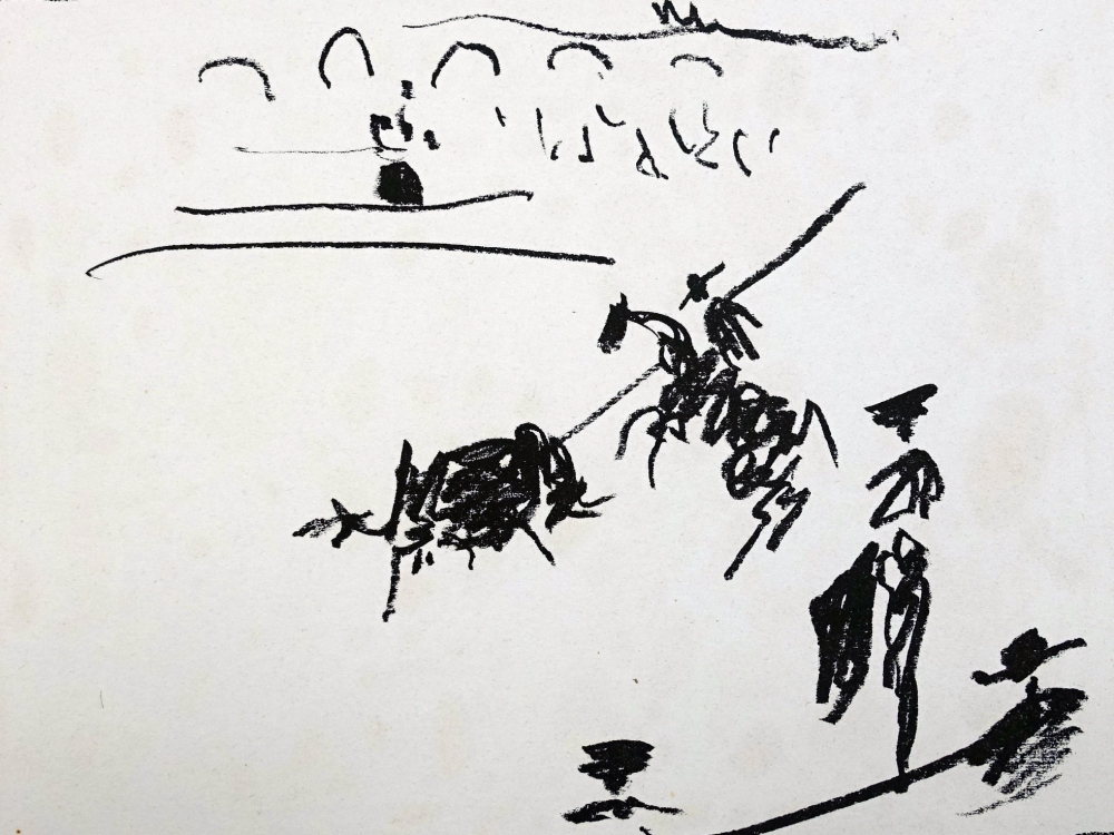 Galerie Jacobsa Kunst Online Kaufen In Der Online Kunstgalerie Pablo Picasso Stierkampf Aus A Los Toros Avec Picasso