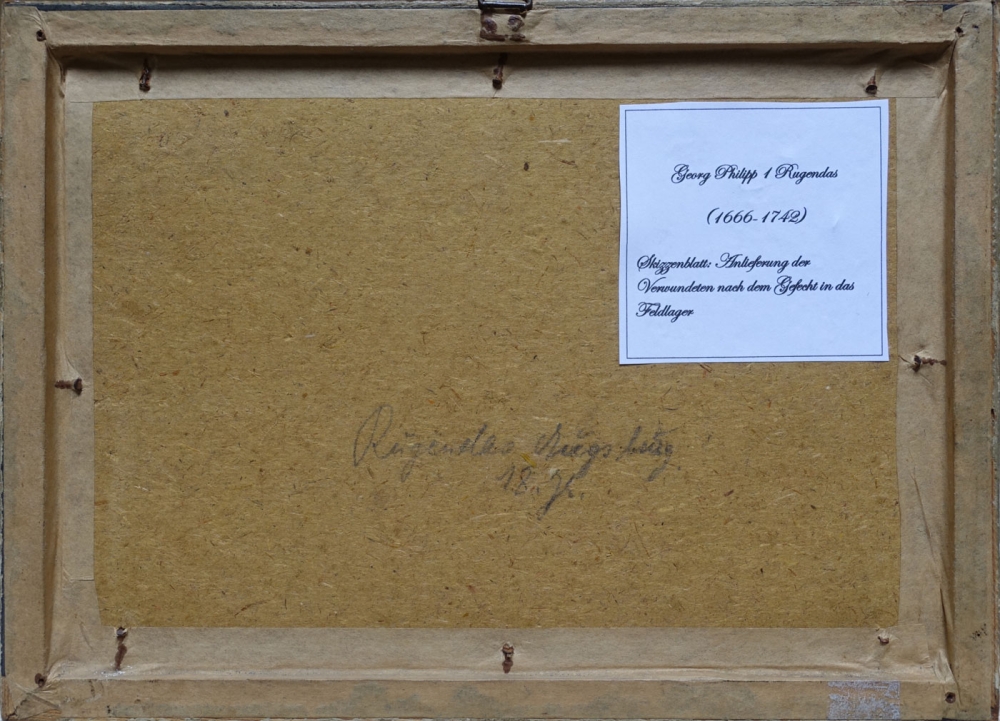 Georg Philipp Rugendas, Anlieferung der Verwundeten nach dem Gefecht in das Feldlager