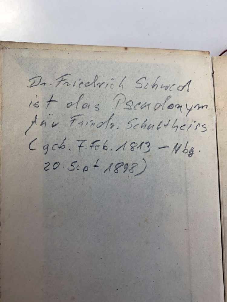 Dr. Friedrich Schwed (Friedrich Schultheiss), The Pilgrimage