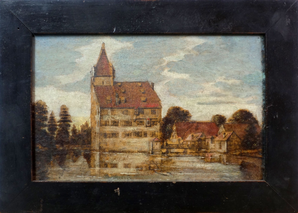 Unsigniert, Schloß Unterbürg Nürnberg von der Seite