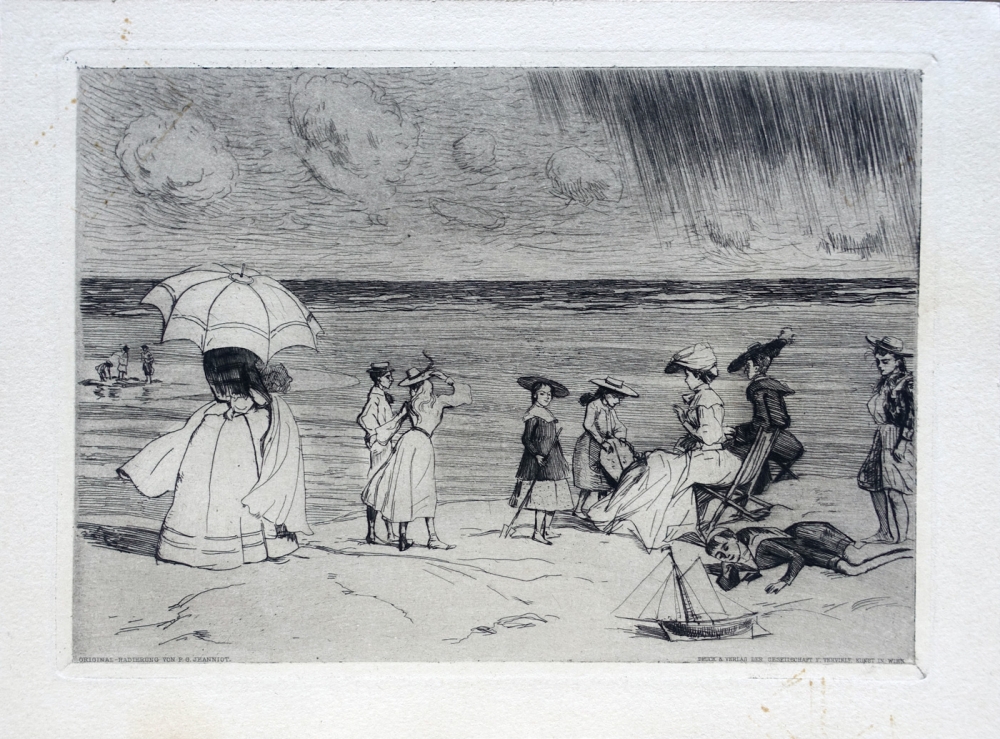 Pierre-Georges Jeanniot, On the Beach