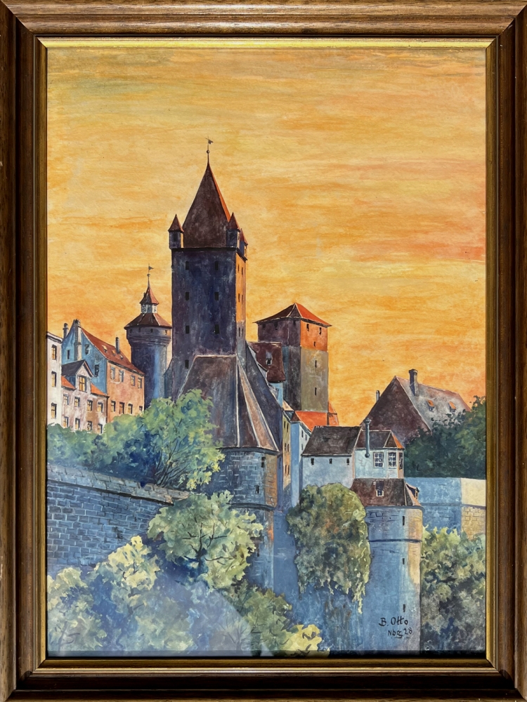B. Otto, Batch at the Moat & Main Market with Neptune Fountain