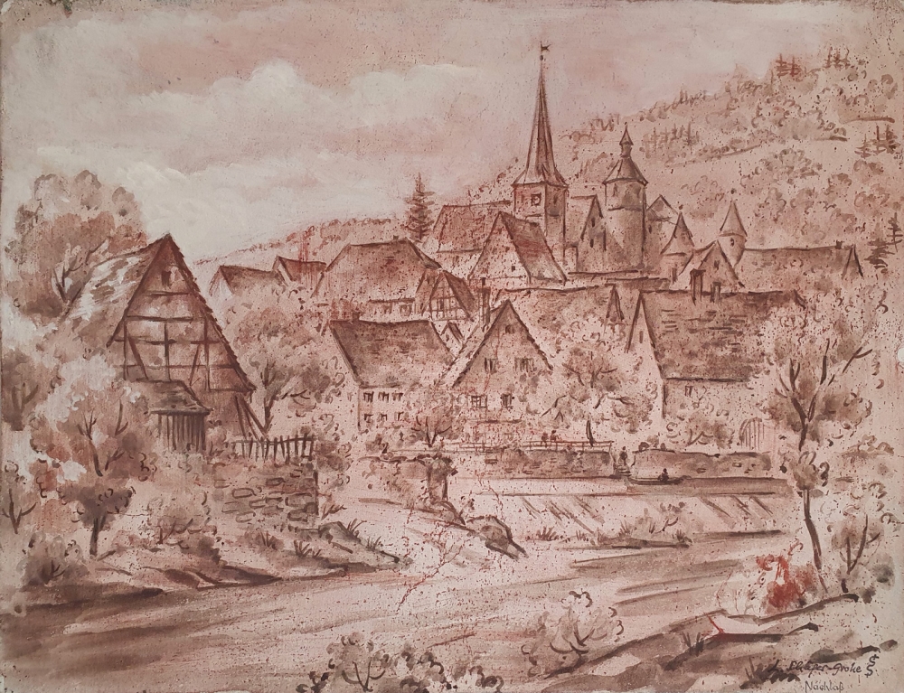 Ludwig Schäfer-Grohe, Small Town on the Neckar