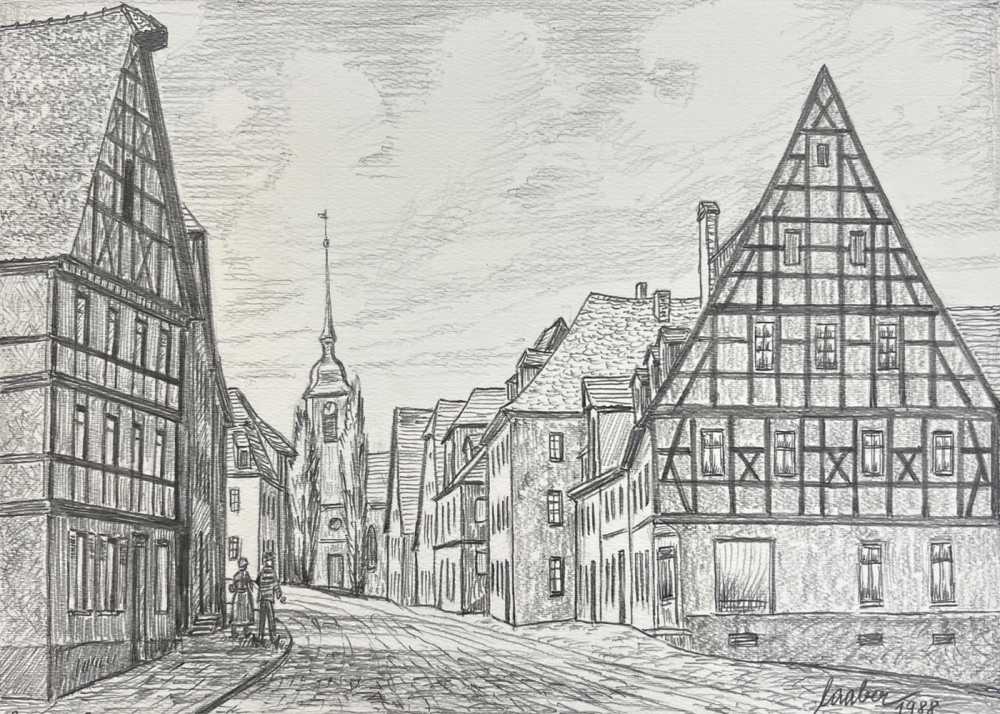 Laaber, Old Town of Schwabach 1947