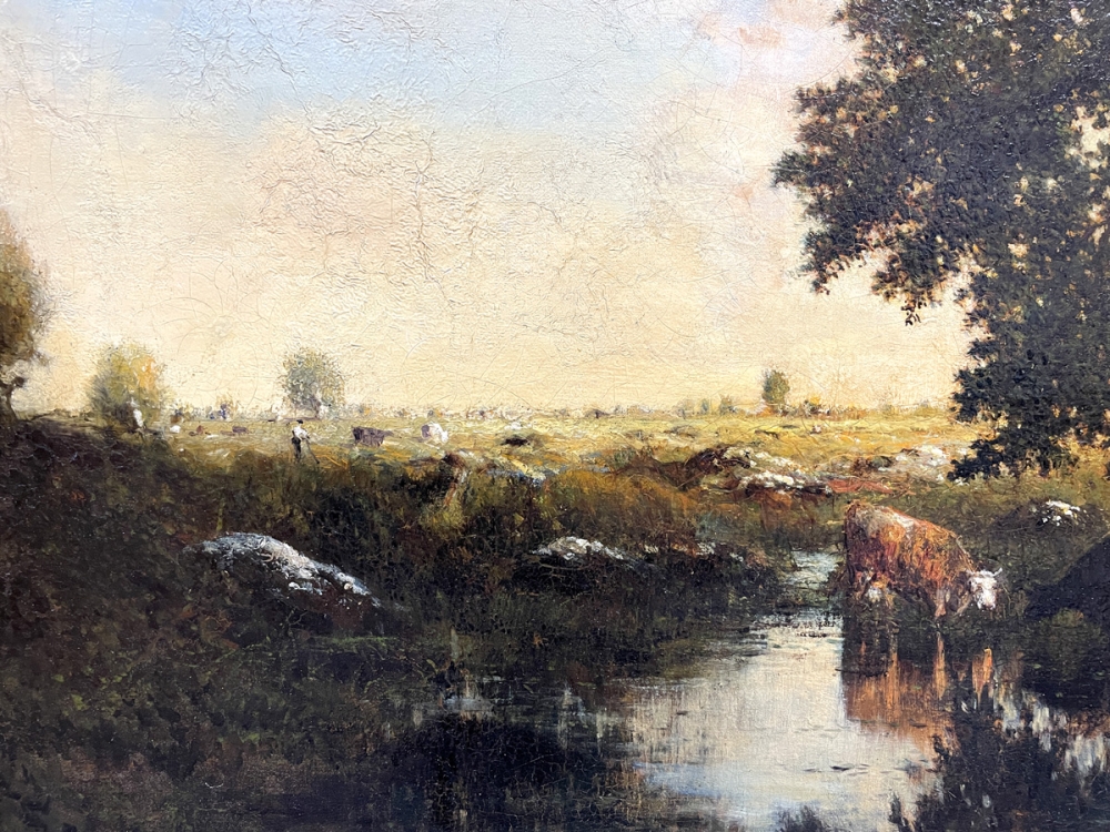Gilbert Davis Munger, Landschaft mit Kühen
