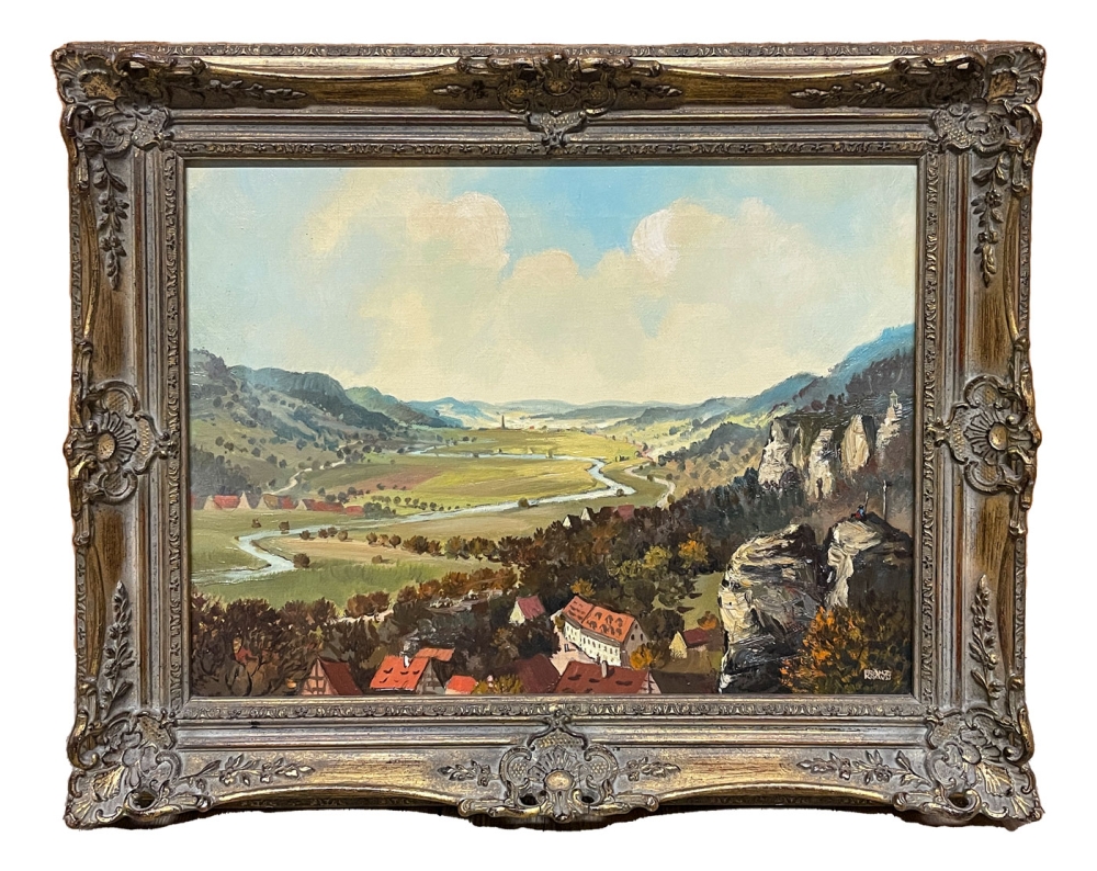 Franz Krauss, Fränkische Schweiz (Blick auf Ebermannstadt)