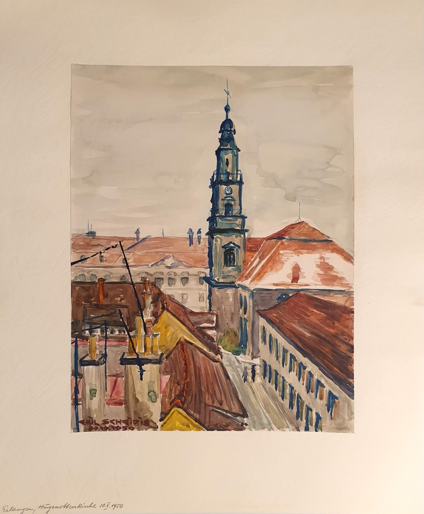 Emil Scheidig, Huguenot Church Erlangen