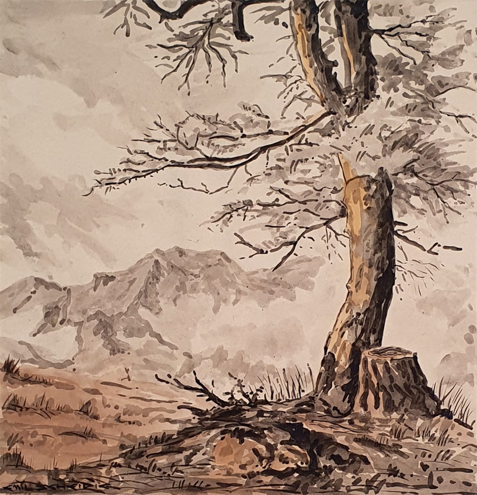 Emil Scheidig, Autumn Fog in the Karwendel